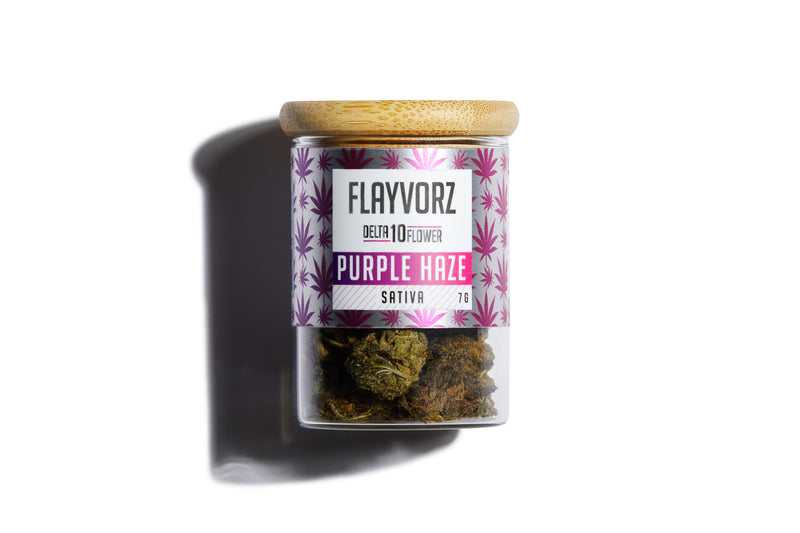Flayvorz D10 Flower 7g Jar - Purple Haze (Unit)